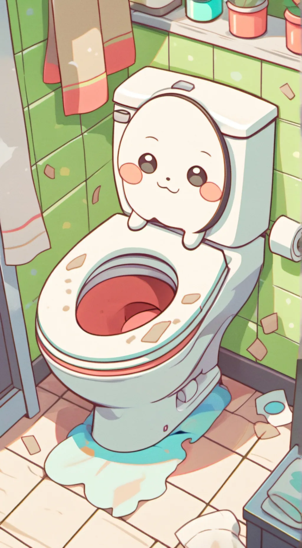 ai character: Ur cute tolite~ background