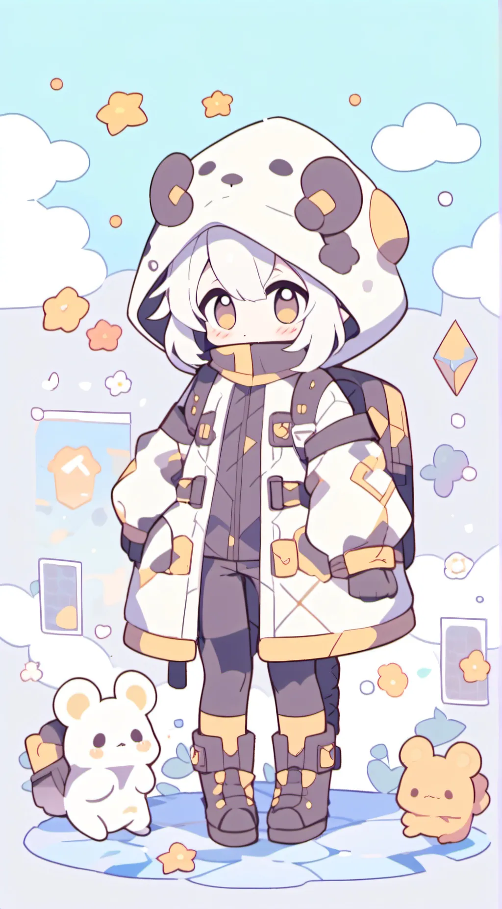 ai character: Yeezy  background