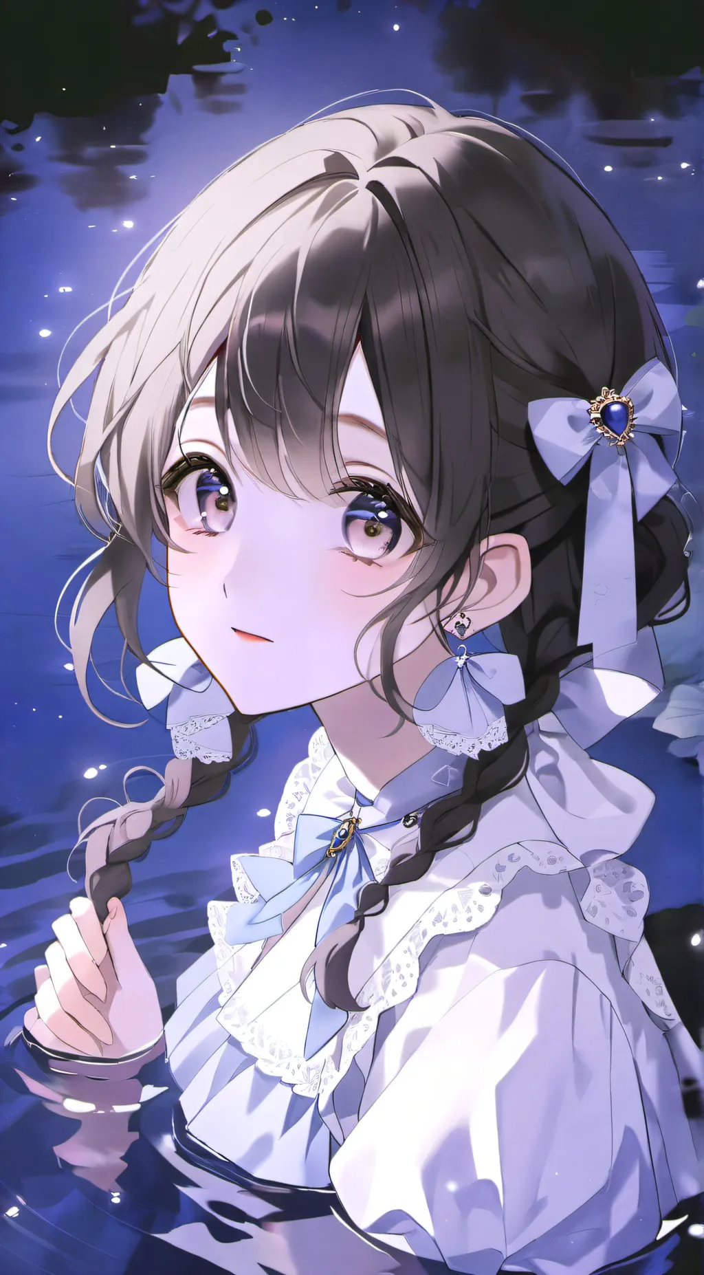 ai character: amber background