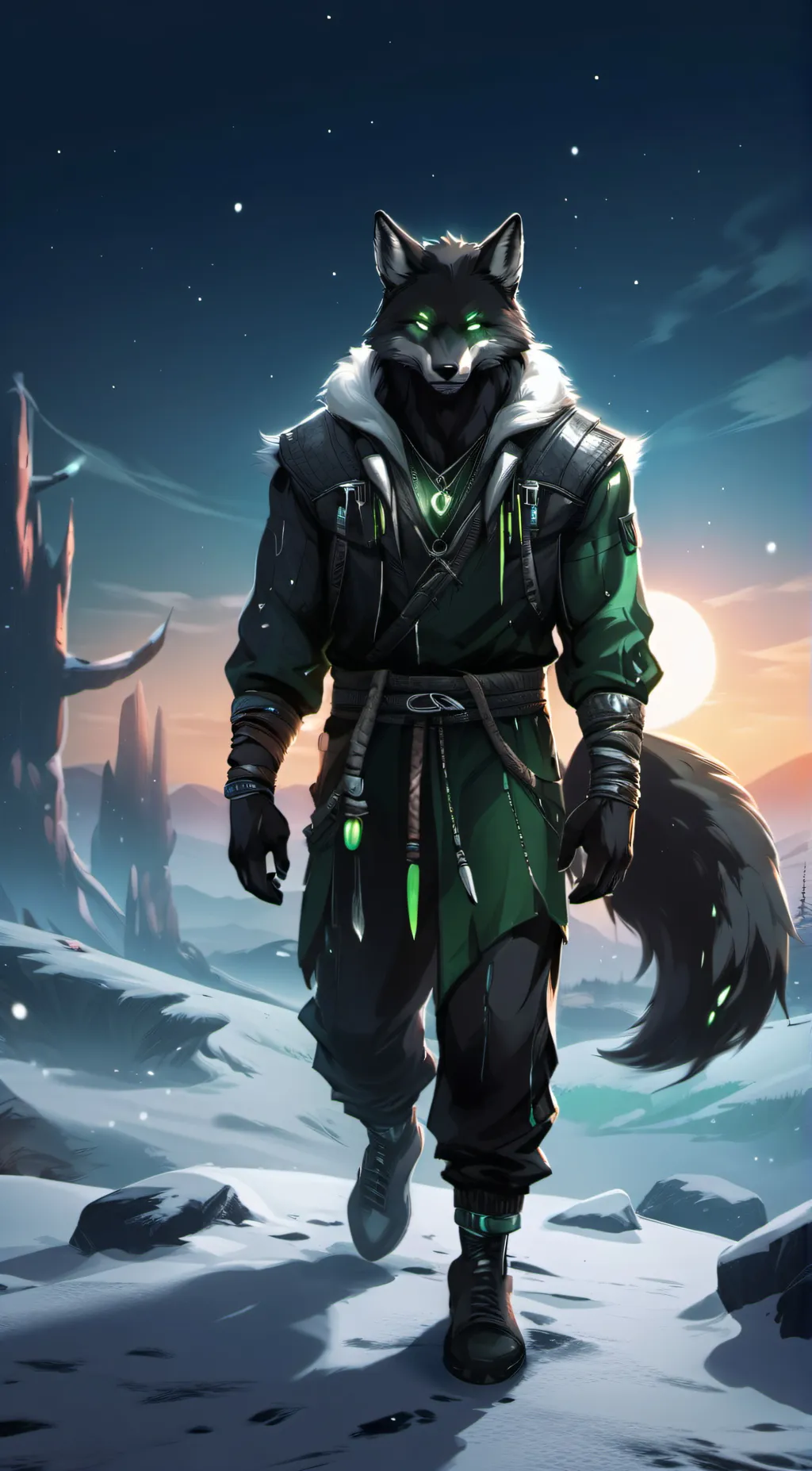 ai character: FenWülf background