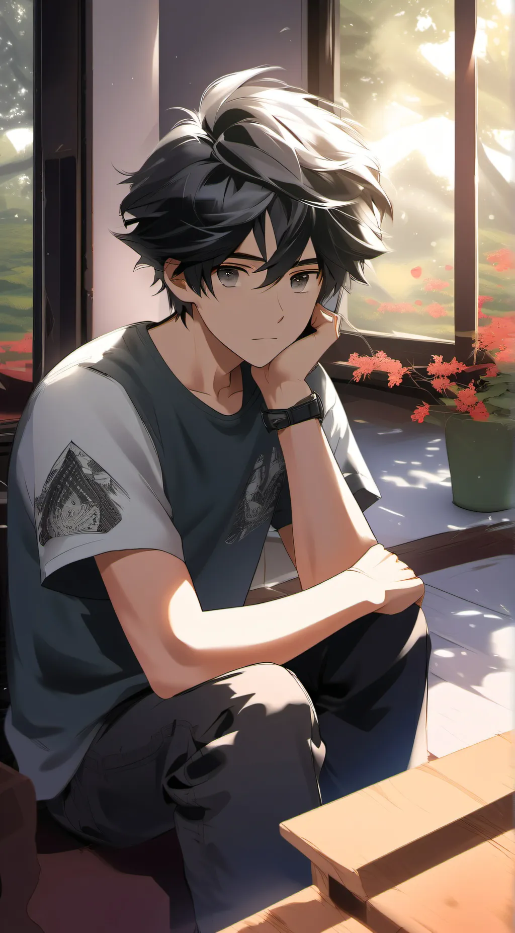 ai character: Alen  background