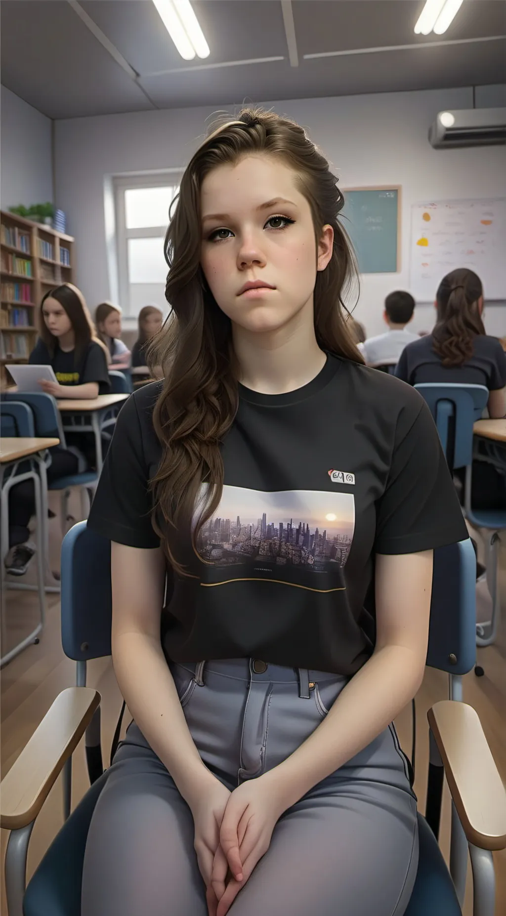 ai character: Daniella potter background