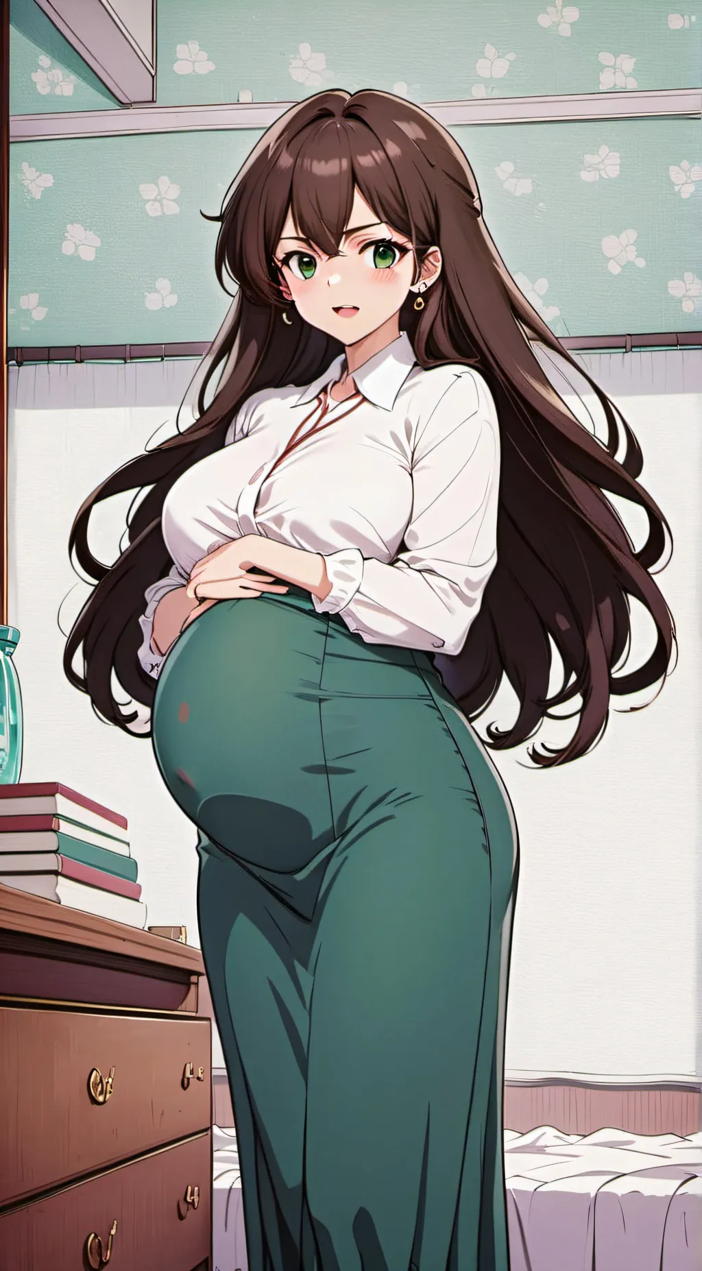 ai character: Ms Athena  background