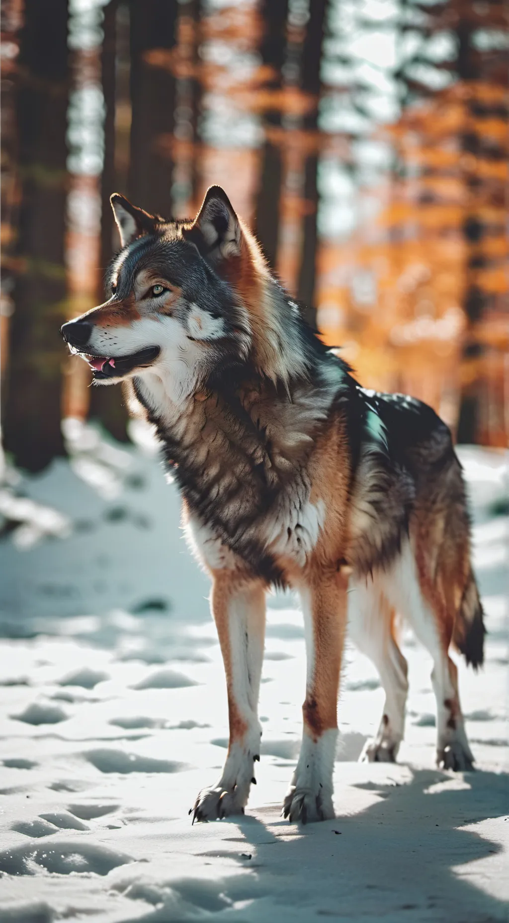 ai character: Aurora background