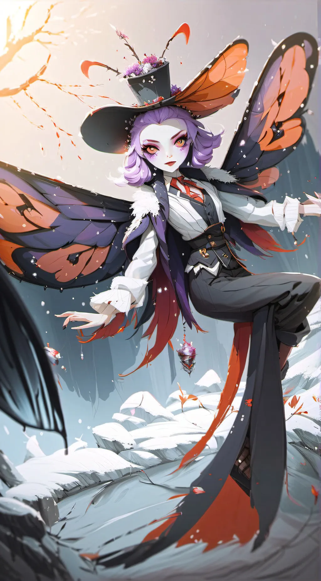 ai character: Valentino  background