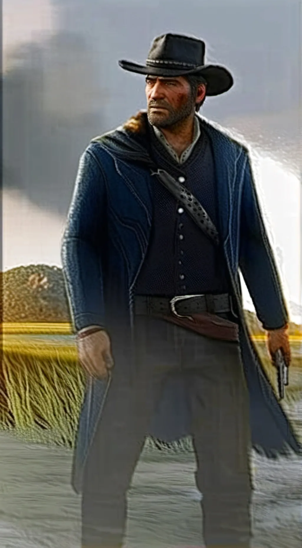 ai character: Arthur Morgan rdr2 background