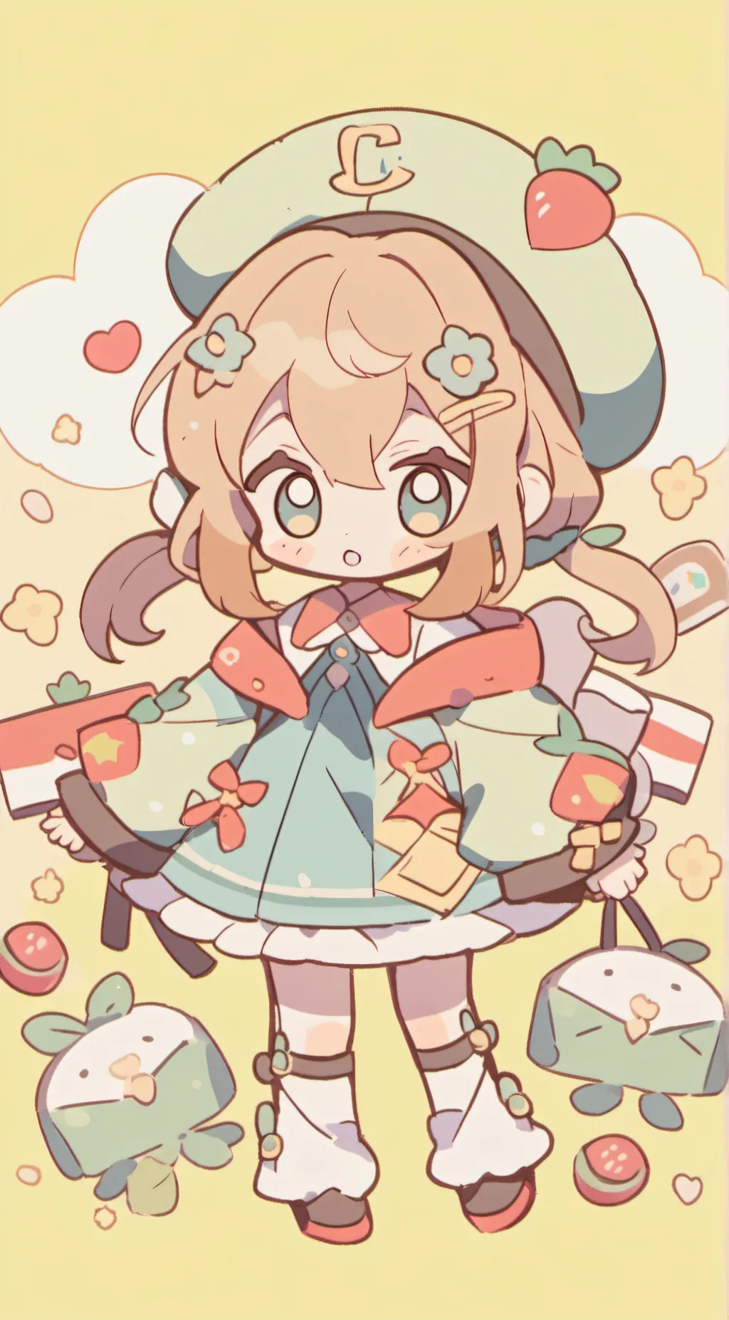 ai character: Tadc but girls background