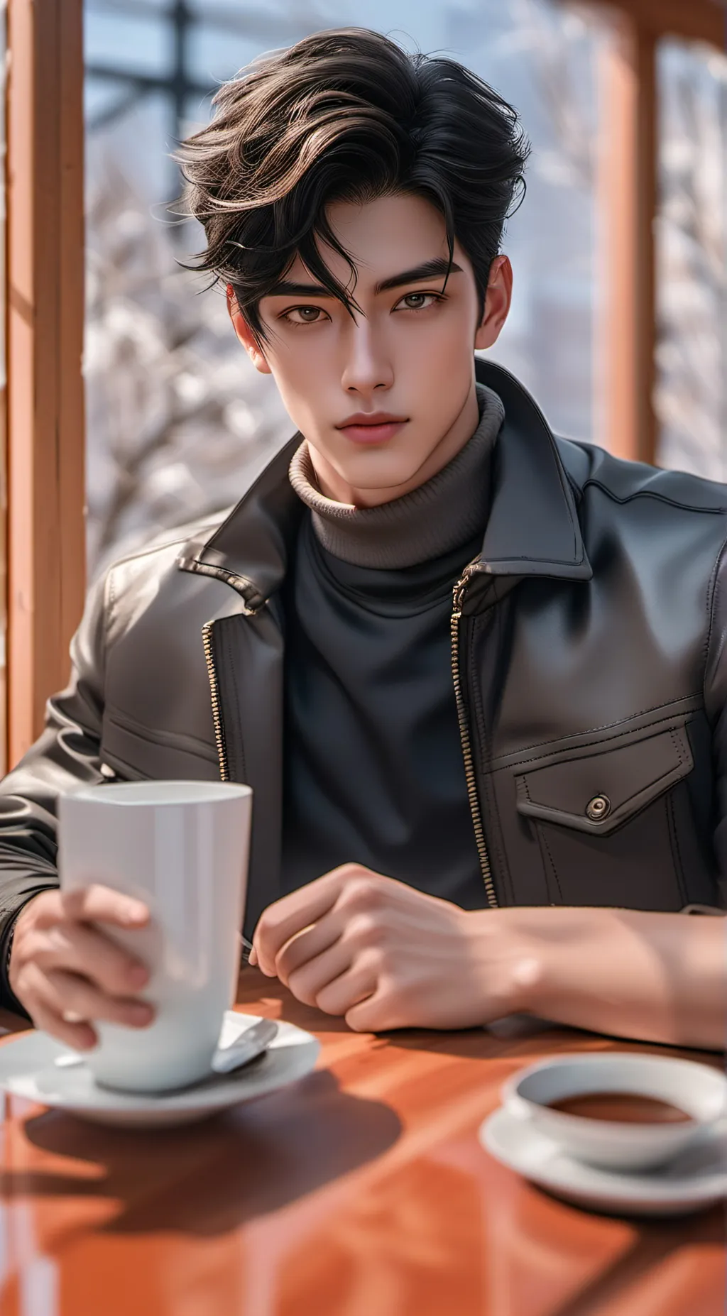 ai character: Koen background