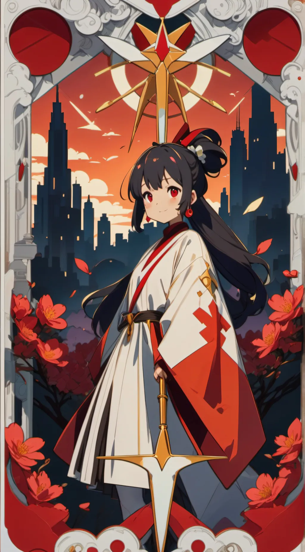 ai character: Miko background