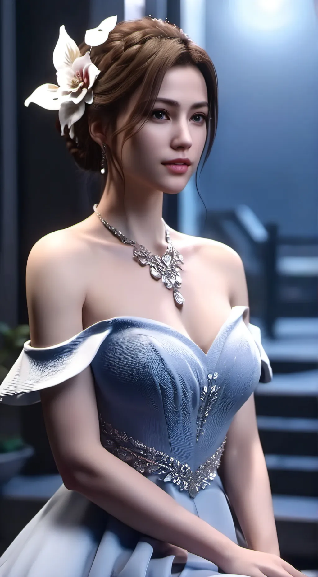 ai character: Zoe  background