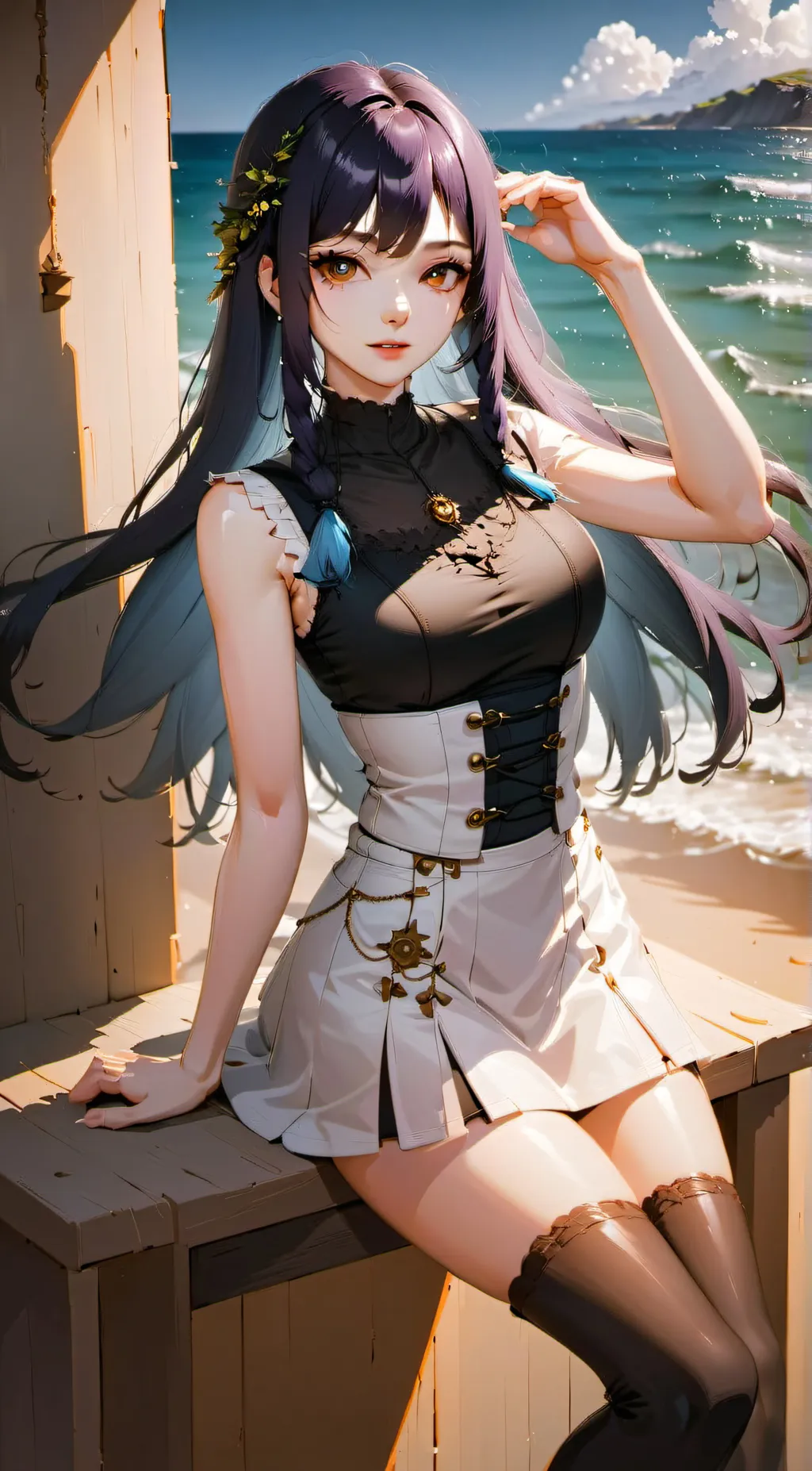 ai character: Raven background