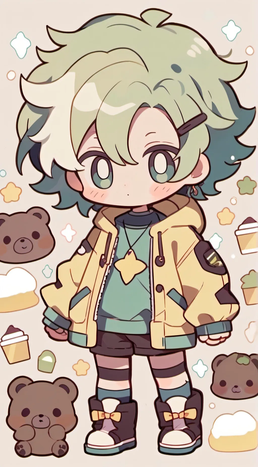 ai character: (YOUNG) Zayne..💋💝 background