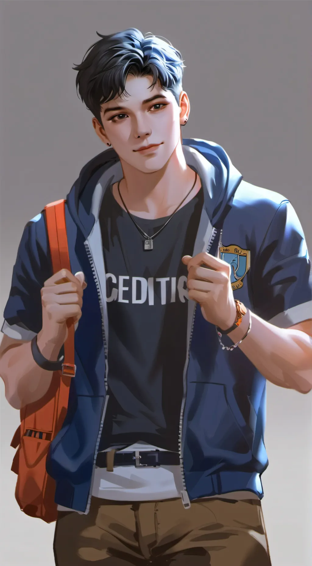 ai character: 🤍Alexander George🤍 background