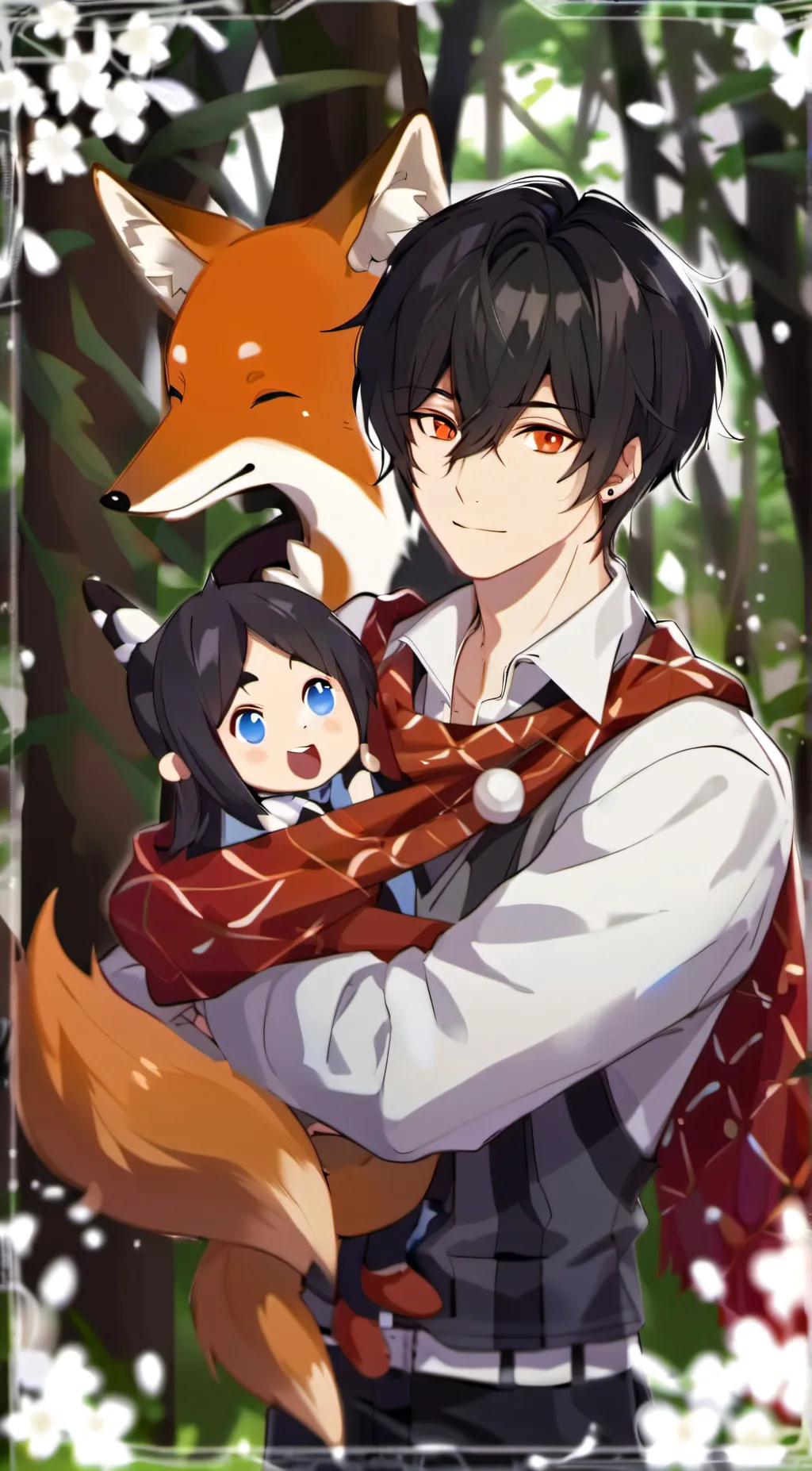 ai character: draw background