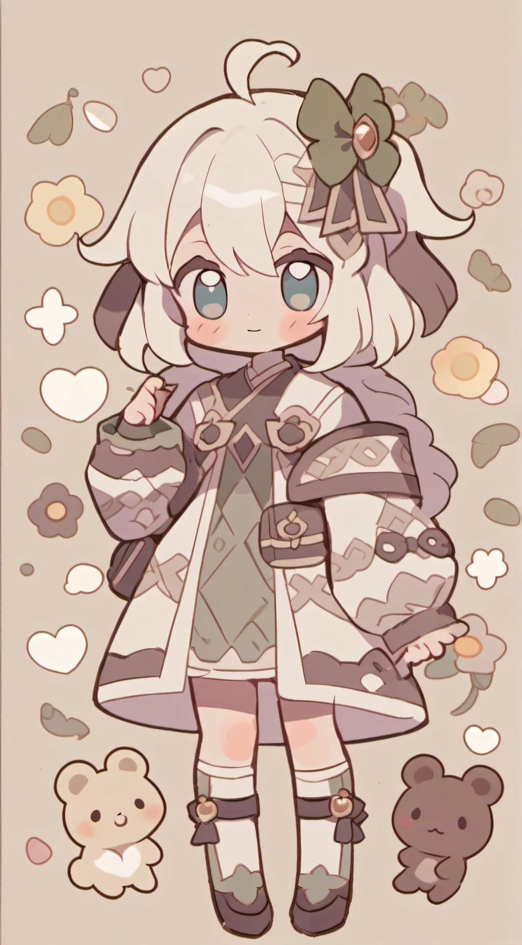 ai character: Olive  background