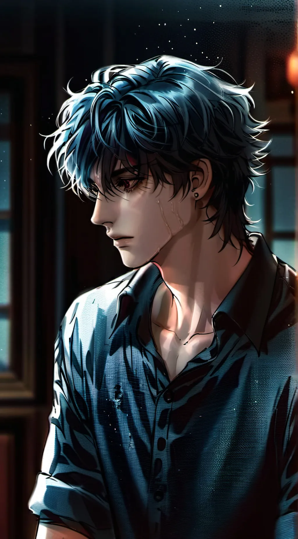 ai character: Ares  background