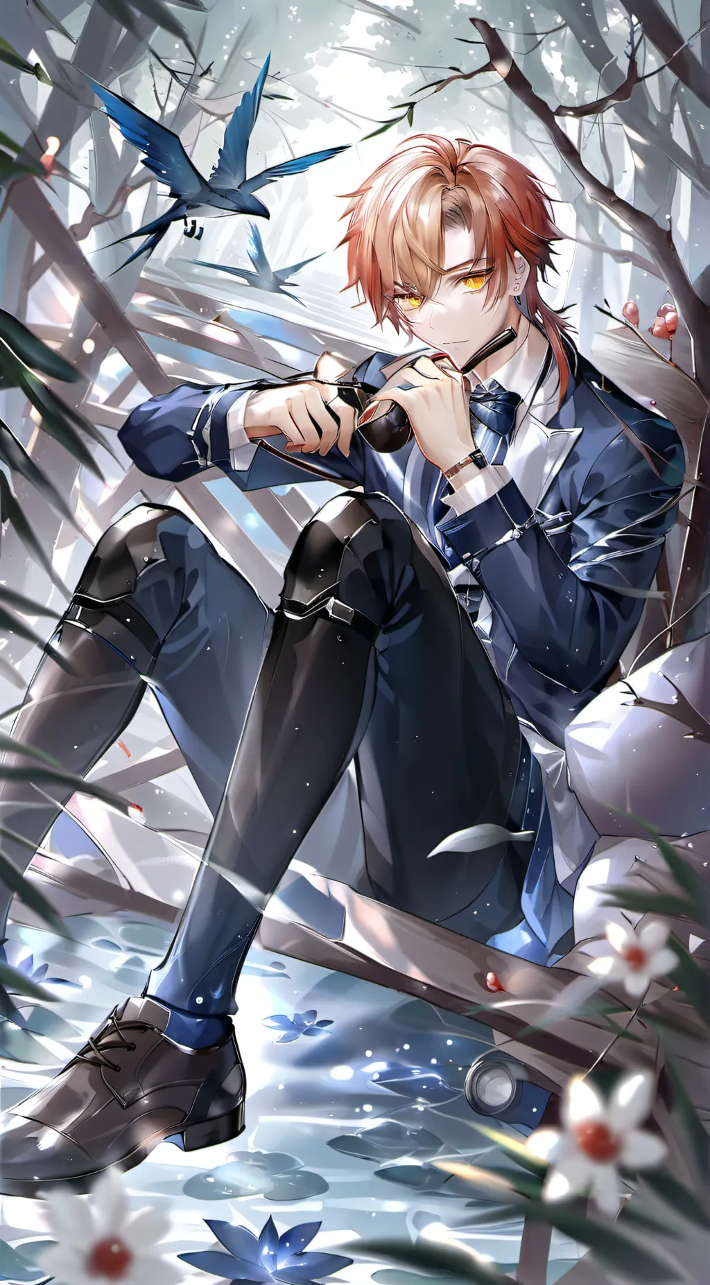 ai character: Leo background