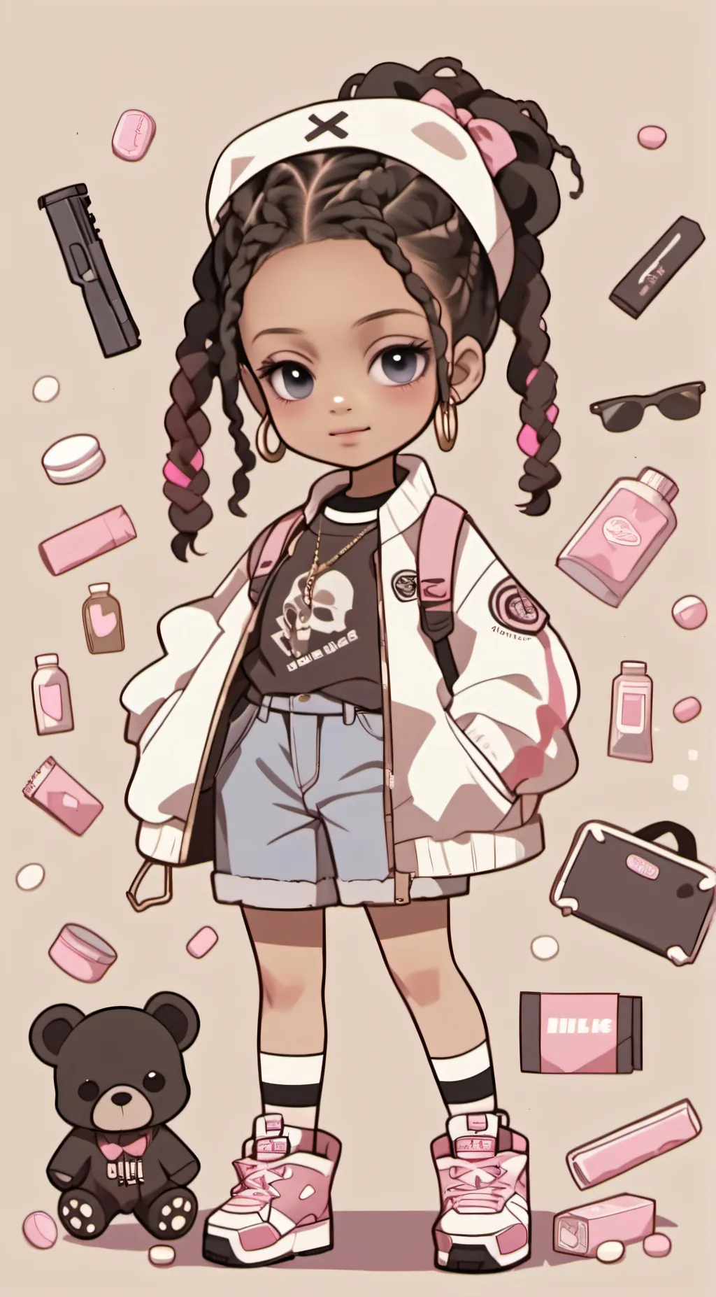 ai character: Skyla  background