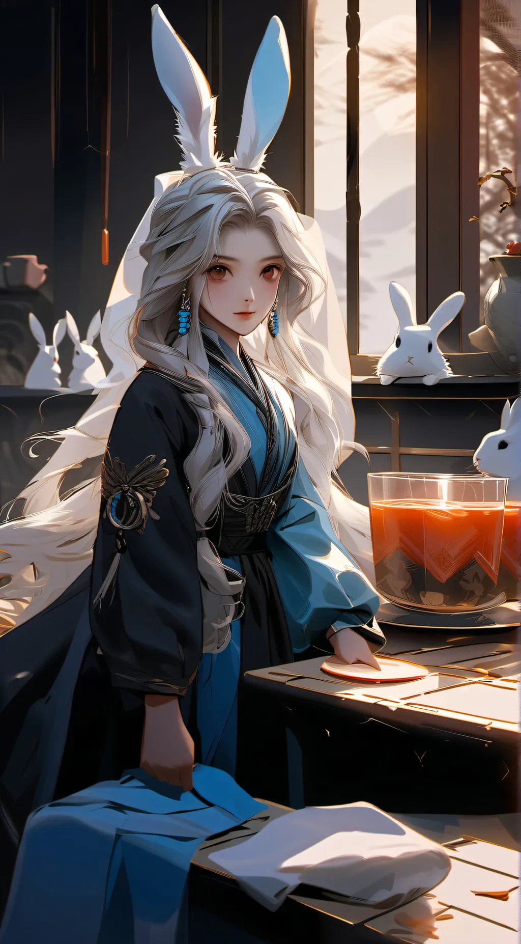 ai character: Ayano  background