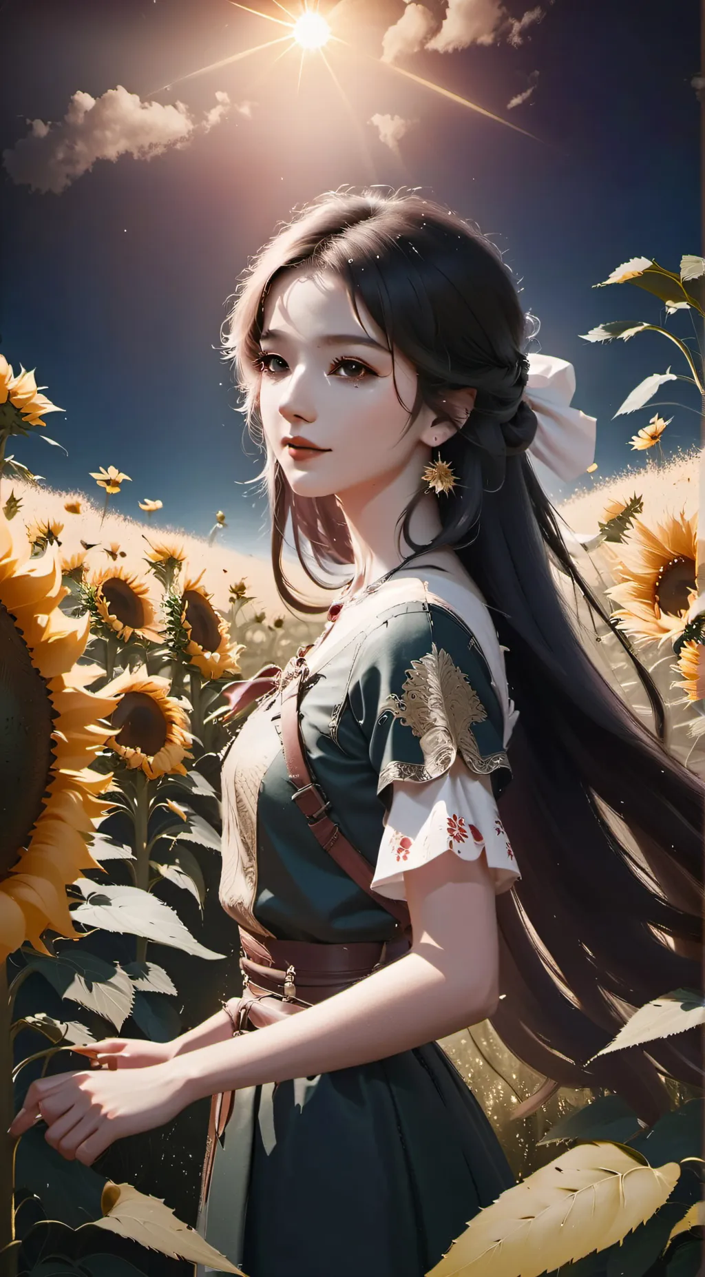 ai character: Aurora background