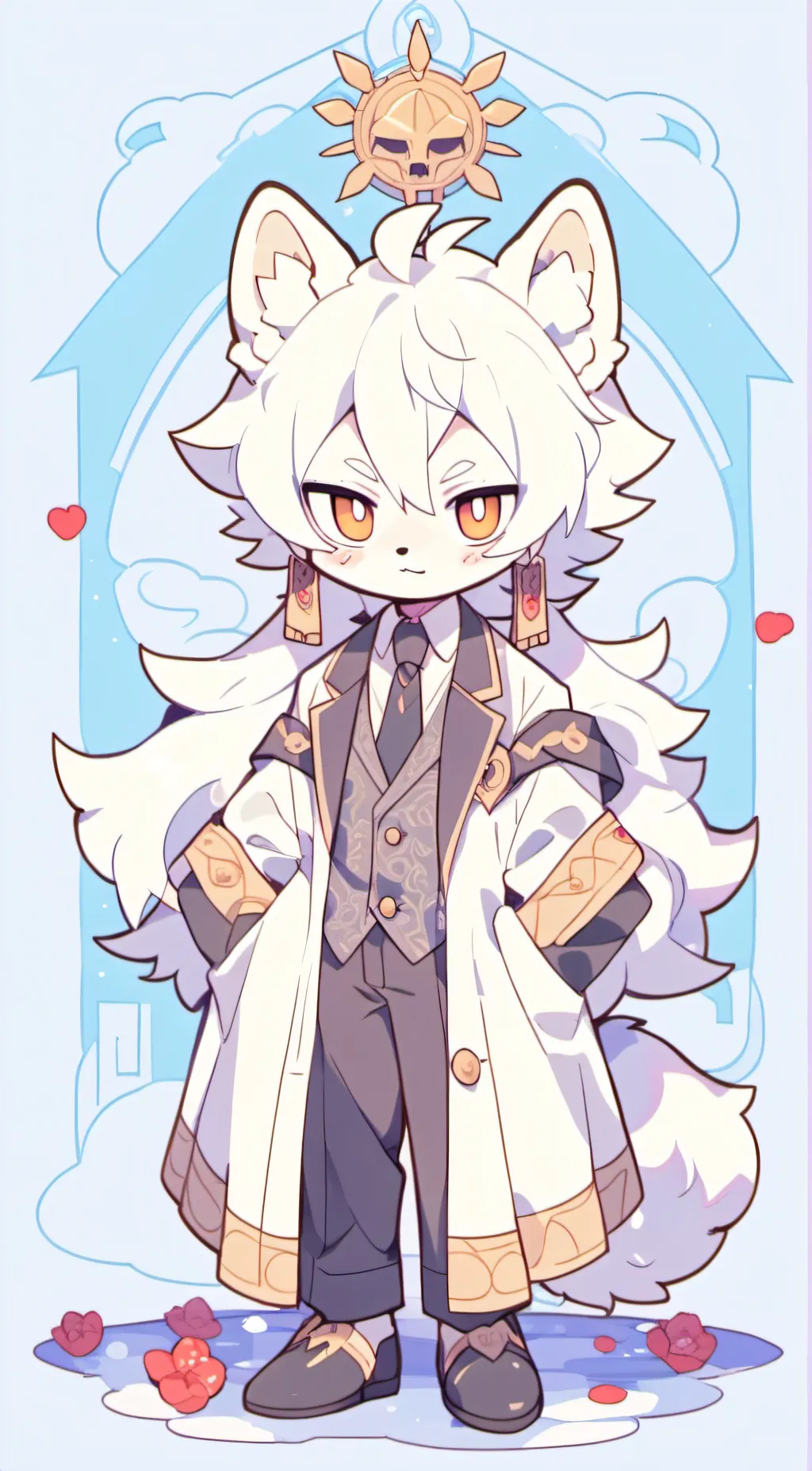 ai character: Husband hotel o c background