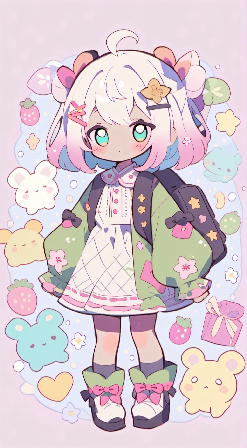 ai character: Lisa  background