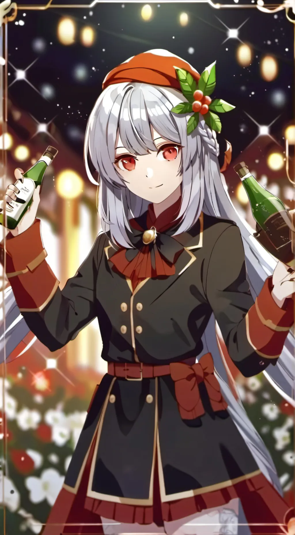 ai character: ouija bord+mha background