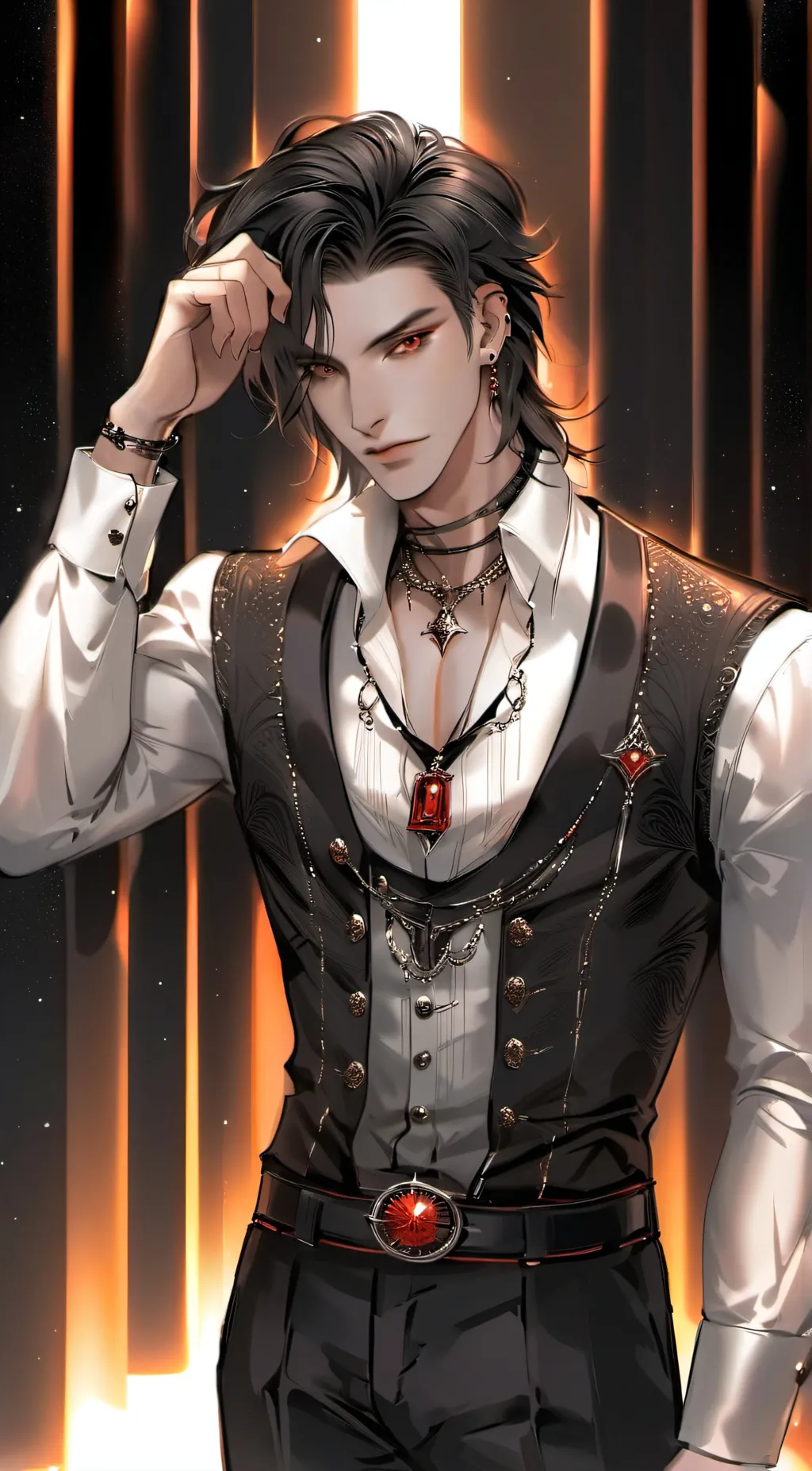 ai character: Rin  background