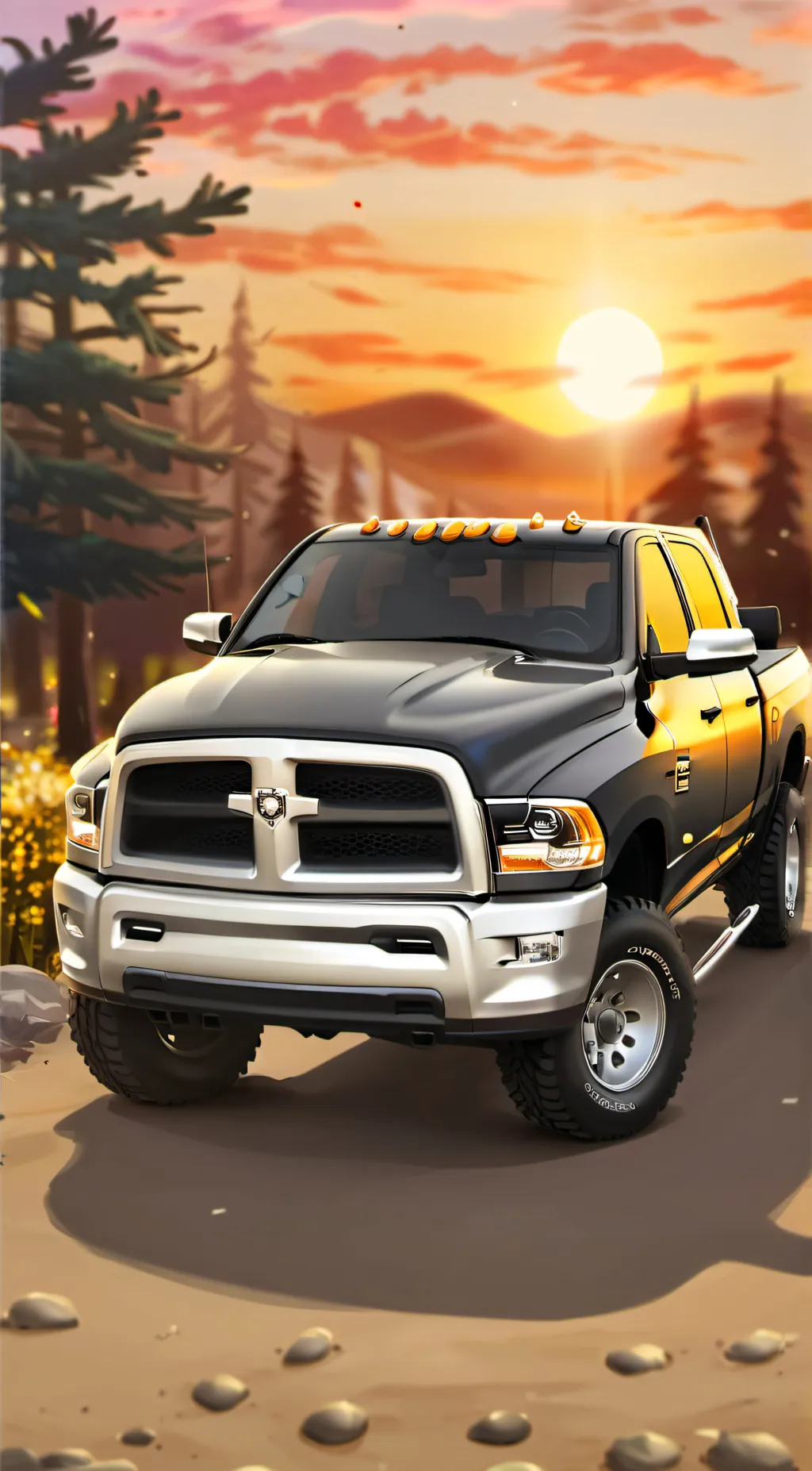 ai character: Dodge Ram background