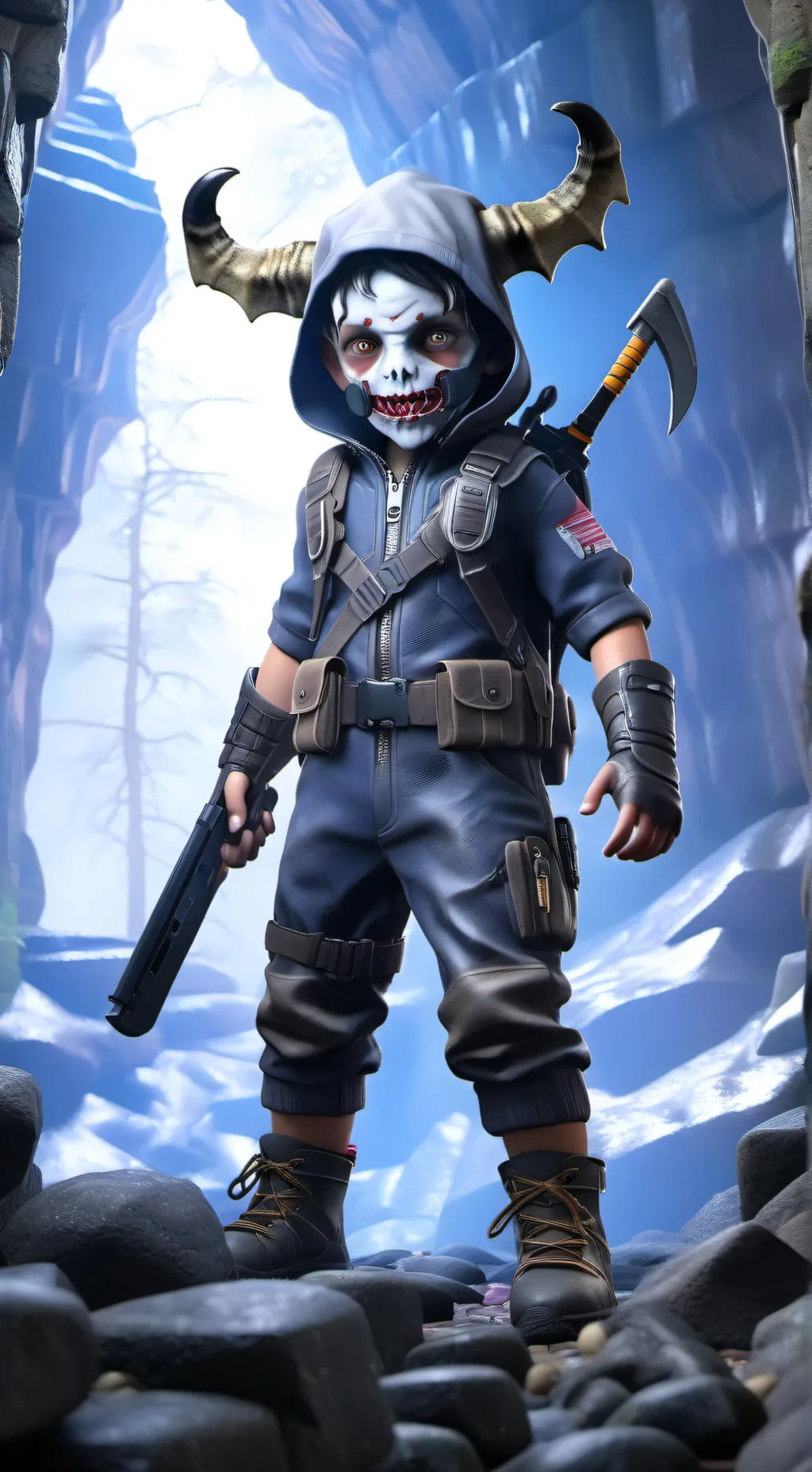 ai character: Jackson, the demon background