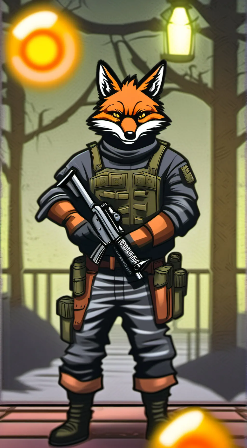 ai character: fang shepherd  background