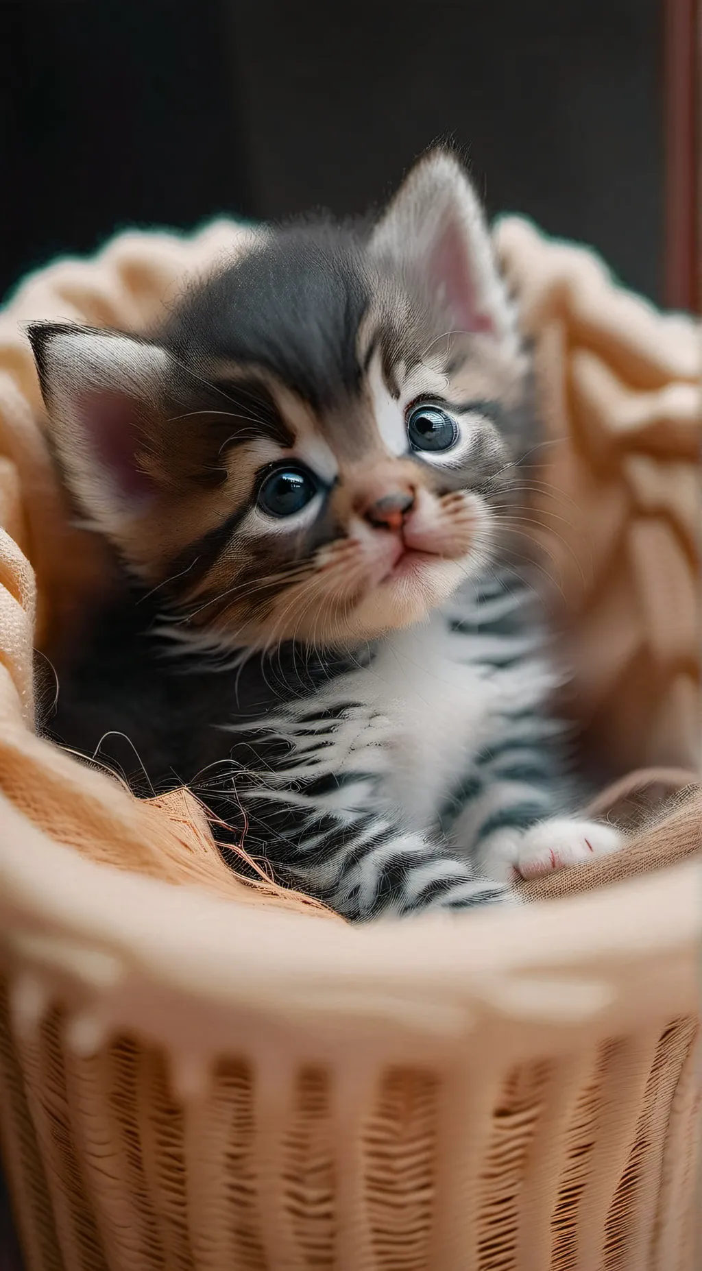 ai character: kika the new born background