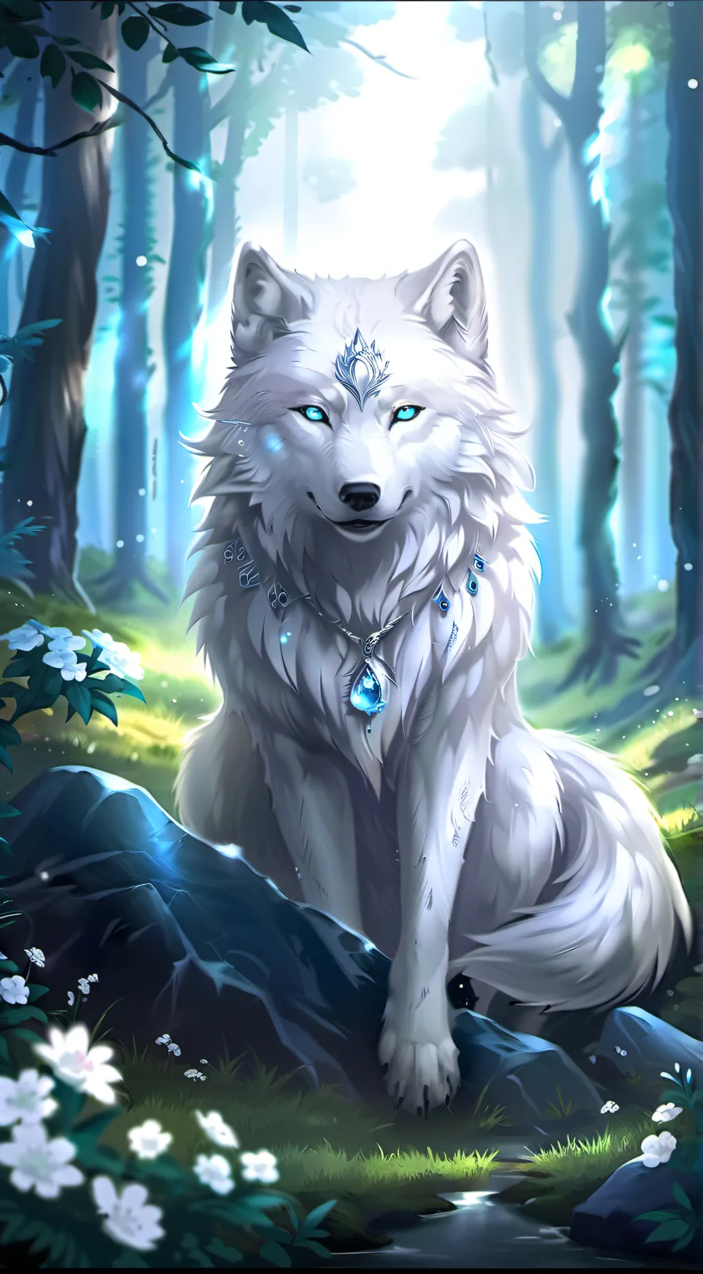 ai character: 💎Crystal💎 background