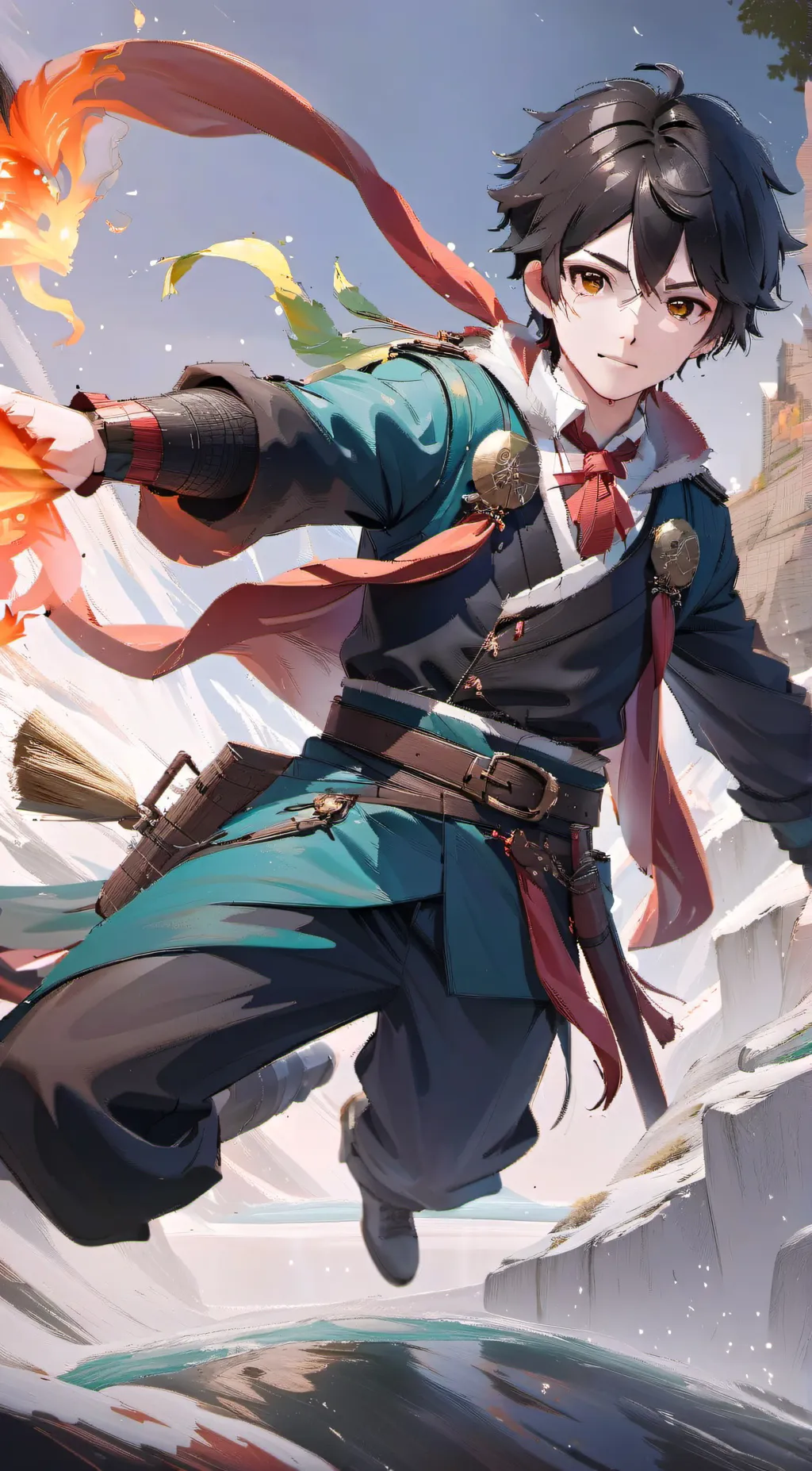 ai character: Chris  background