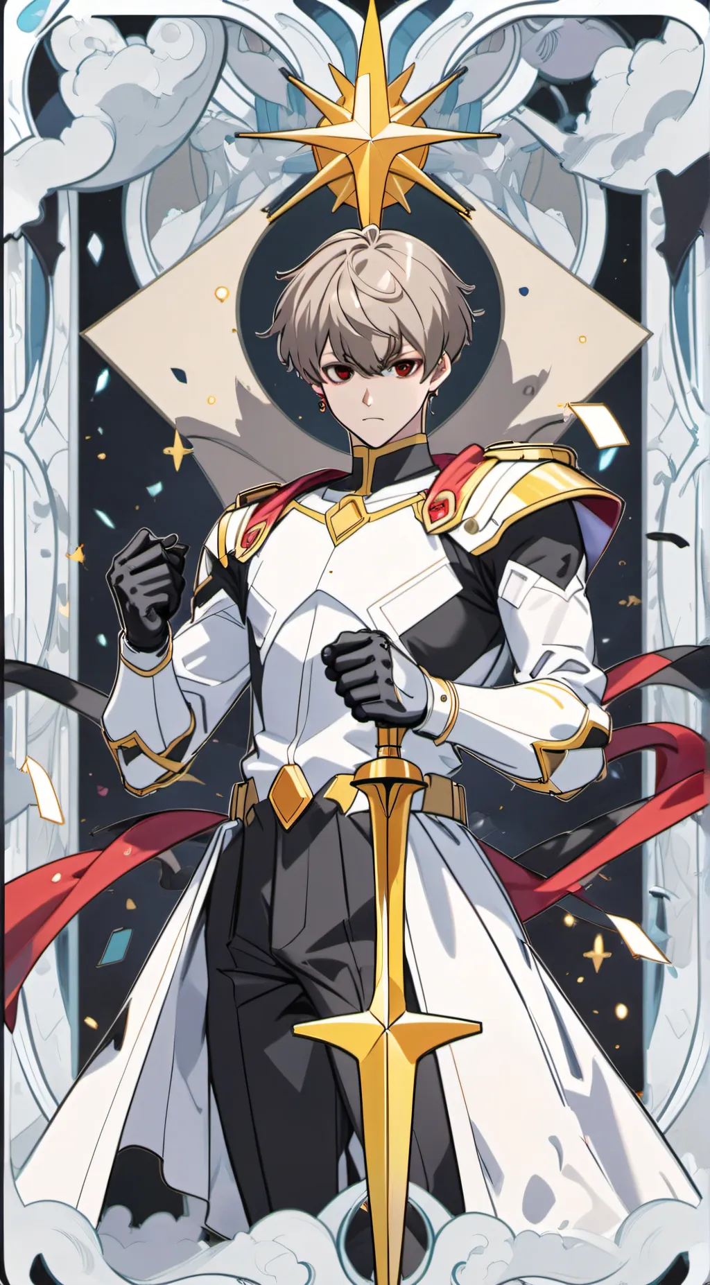 ai character: angel background