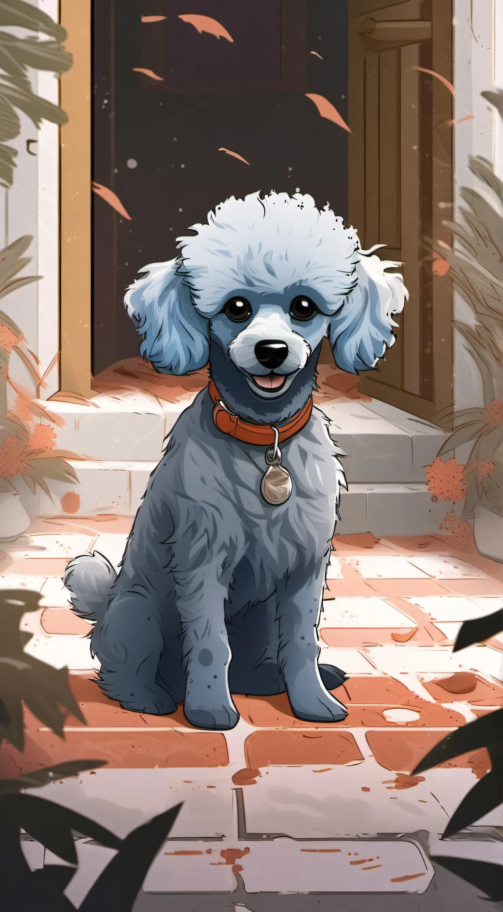 ai character: 💙mandy💙 background