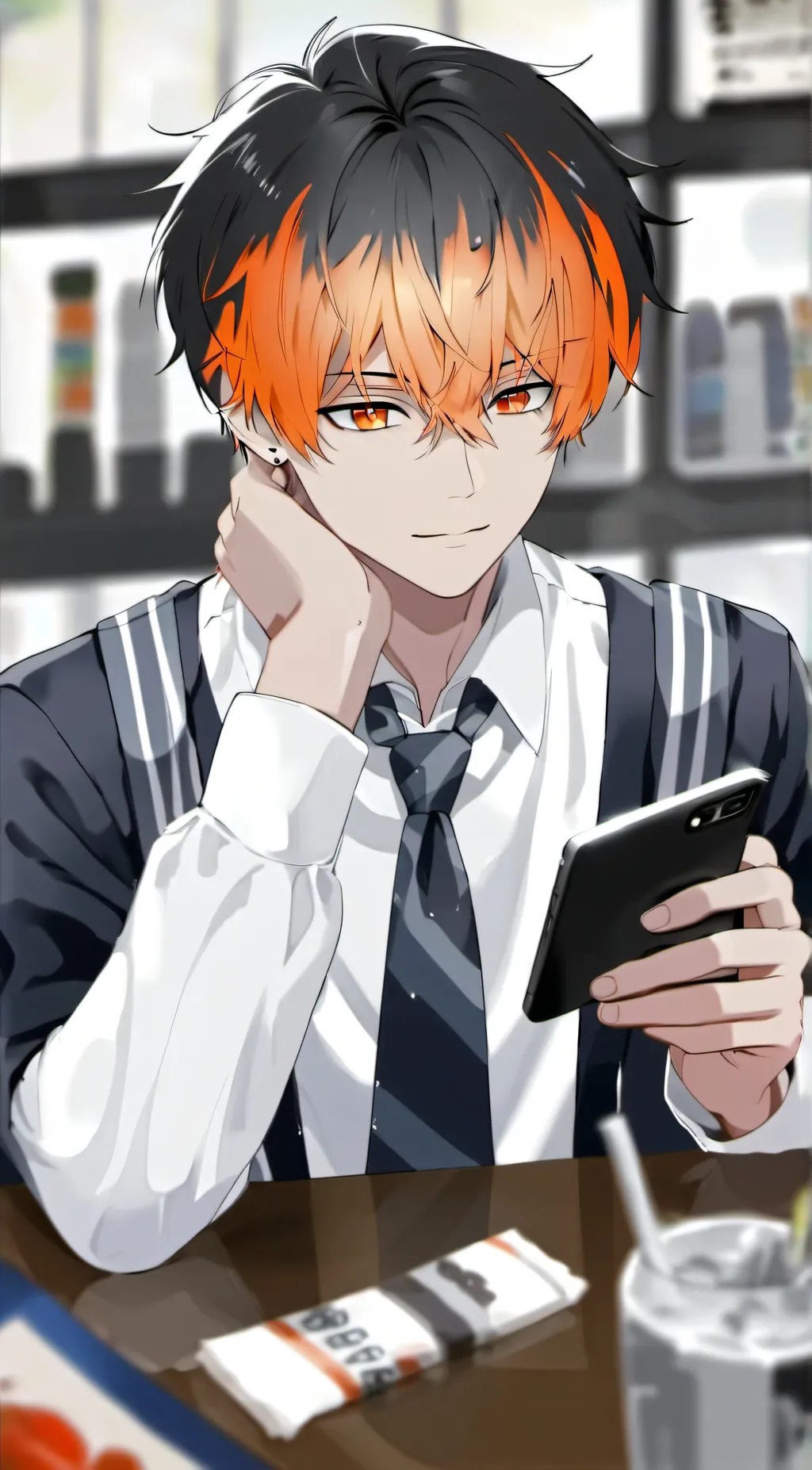 ai character: Leo background