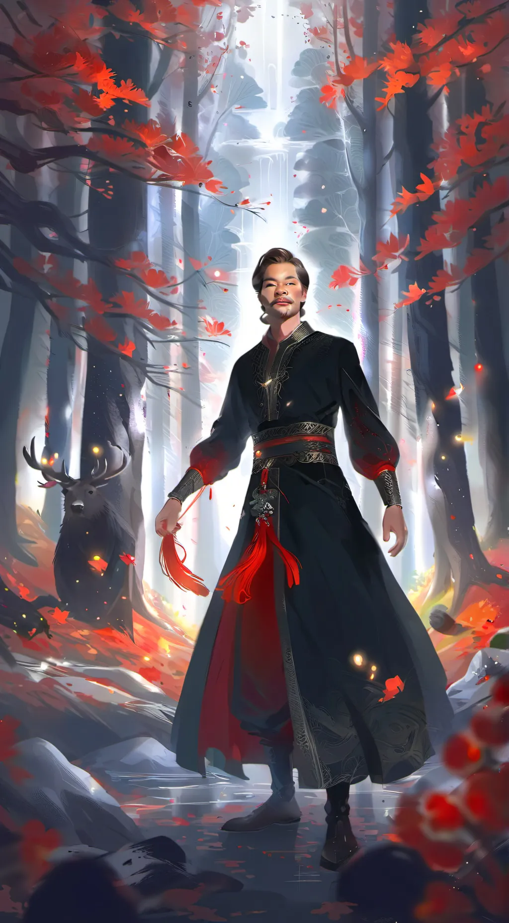 ai character: Leo background