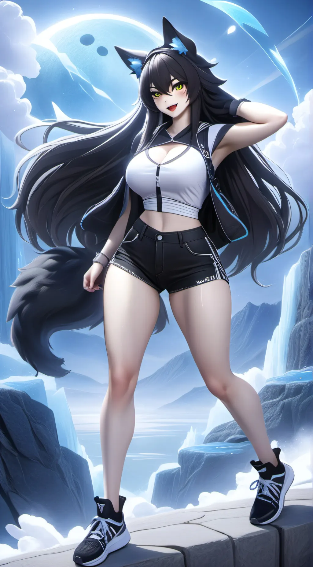 ai character: Loona background