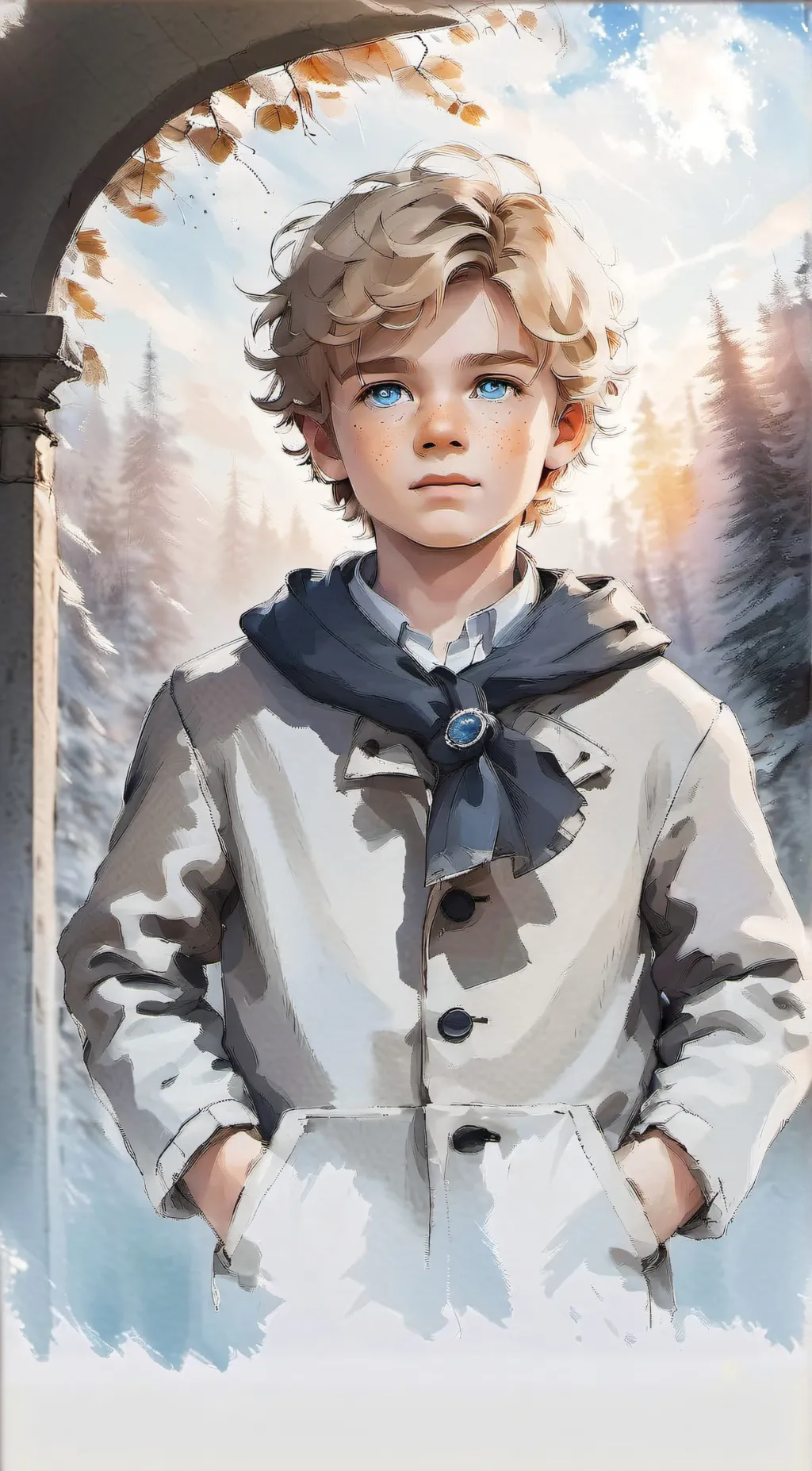 ai character: Merked  background