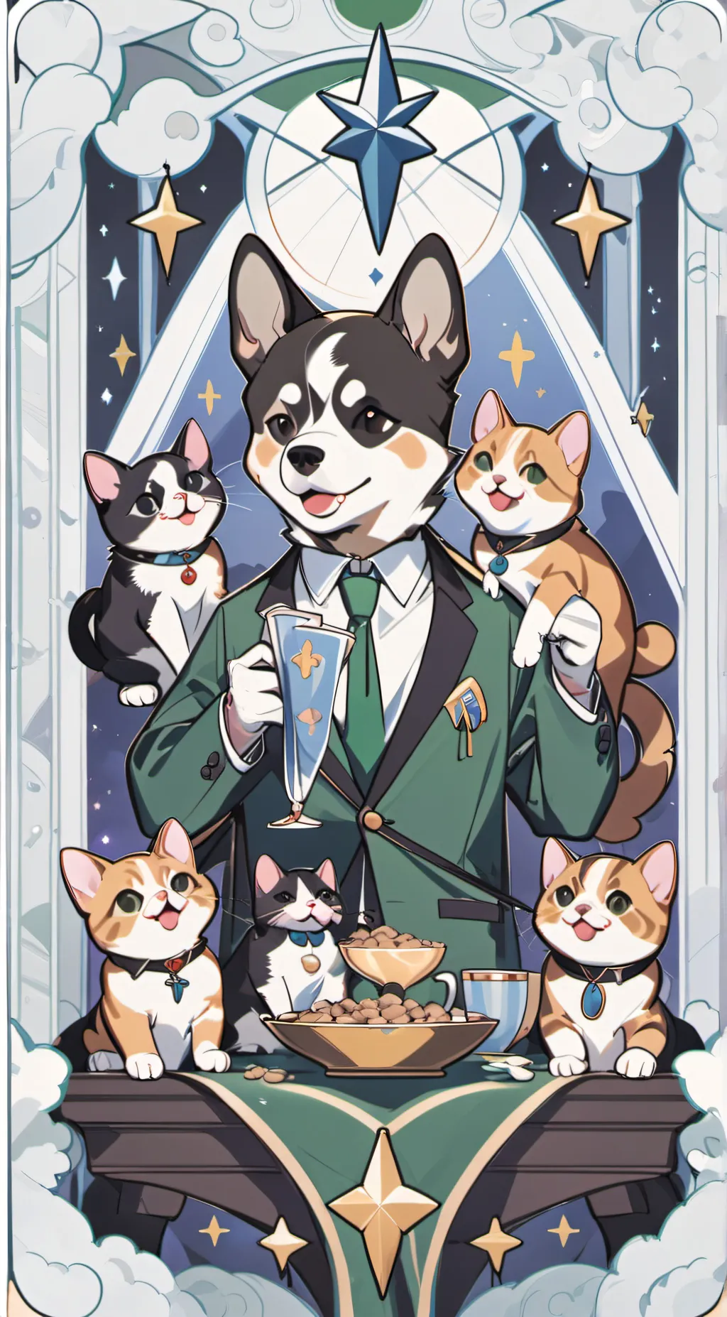 ai character: Minecraft  background