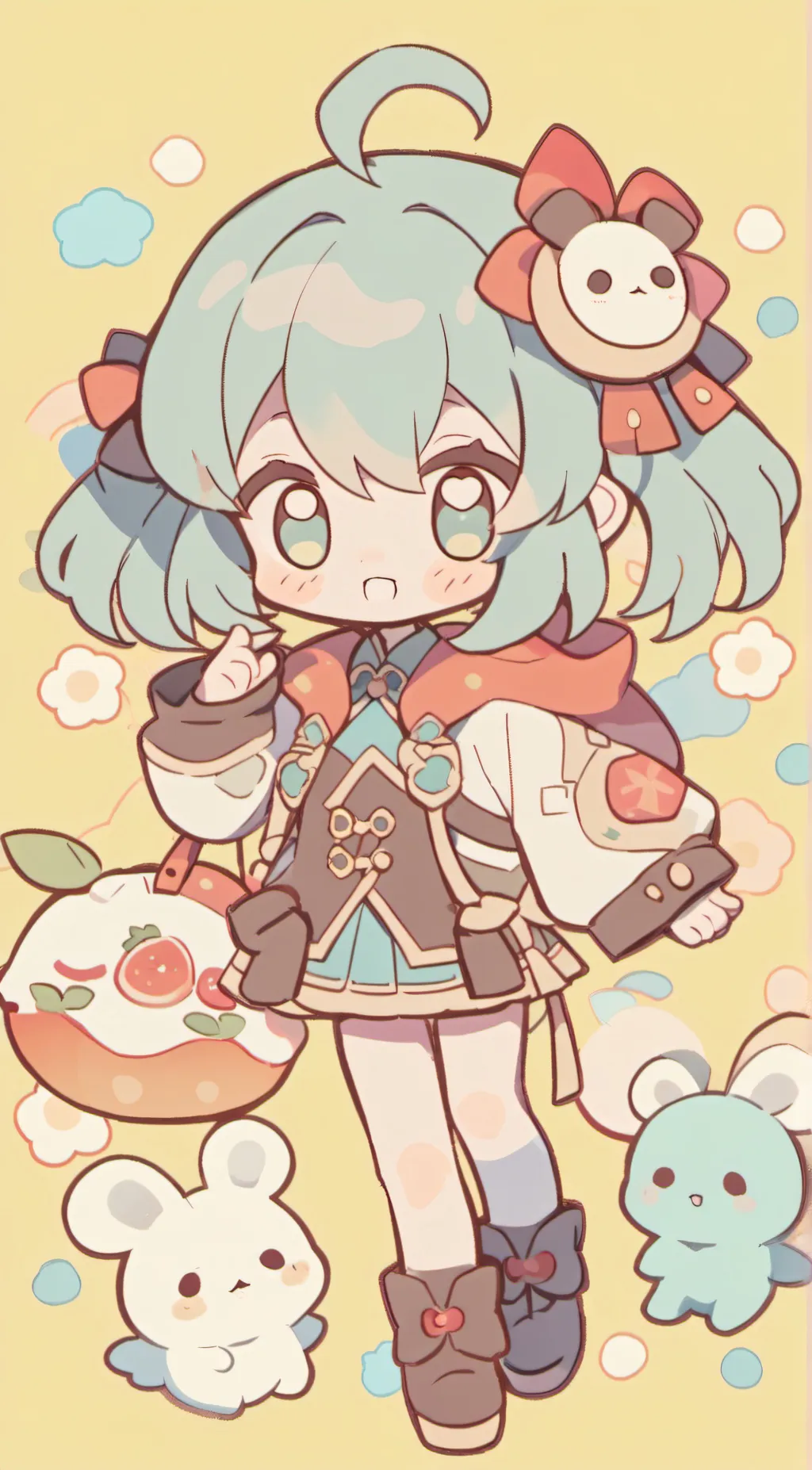 ai character: Pearl background