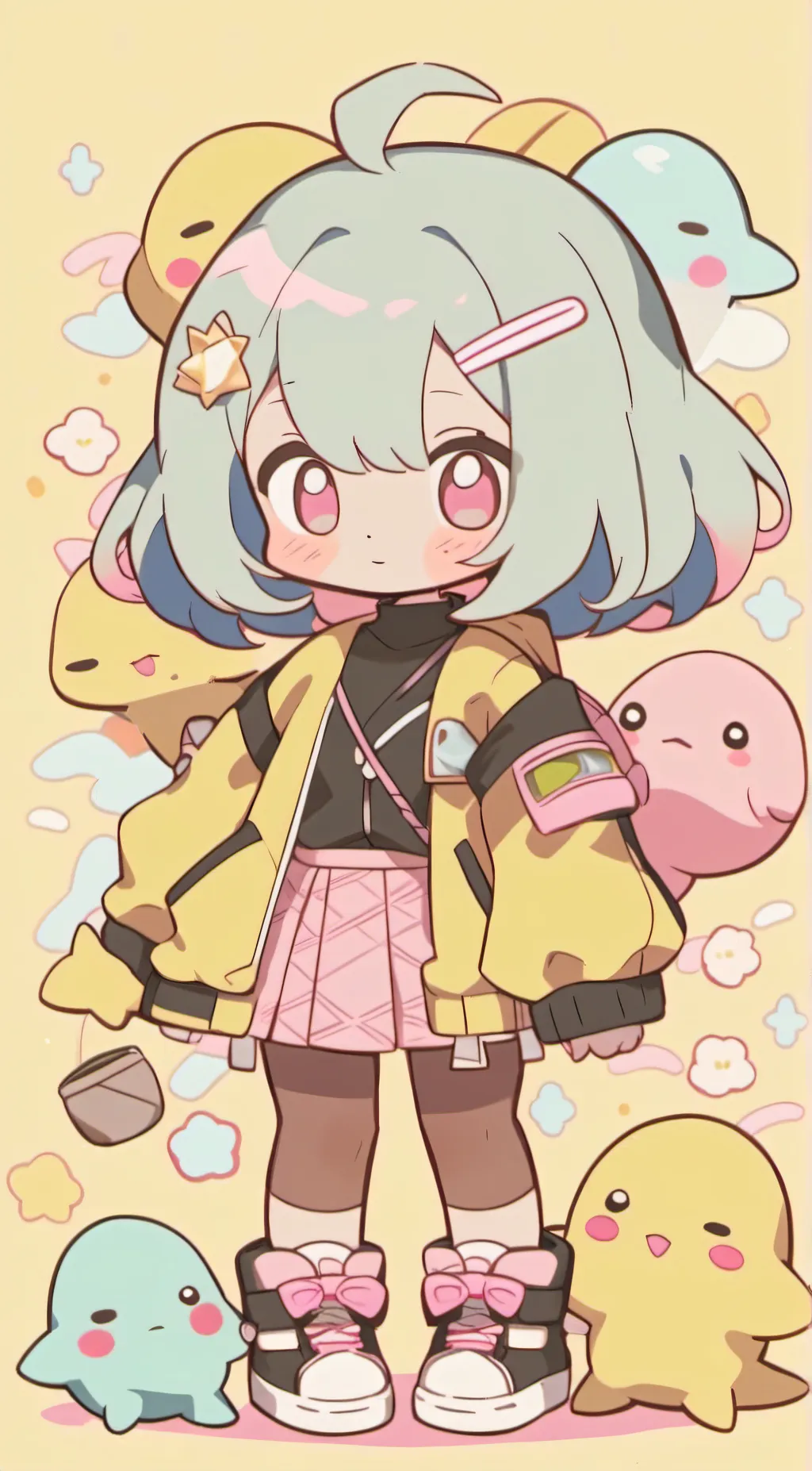 ai character: Sakura  background