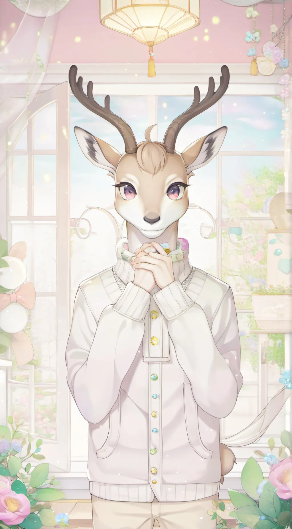 ai character: hope background