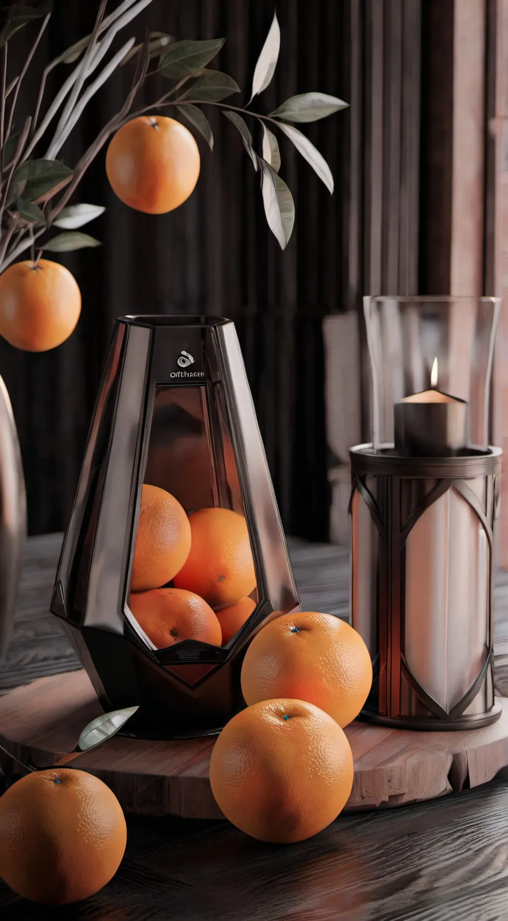 ai character: annoying orange background