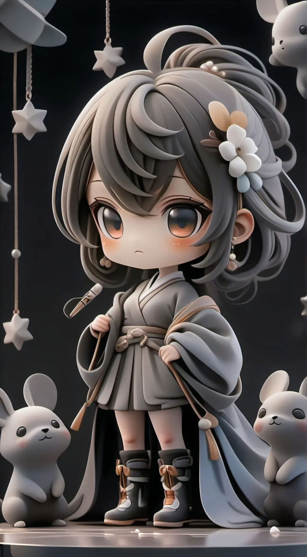 ai character: Luna background