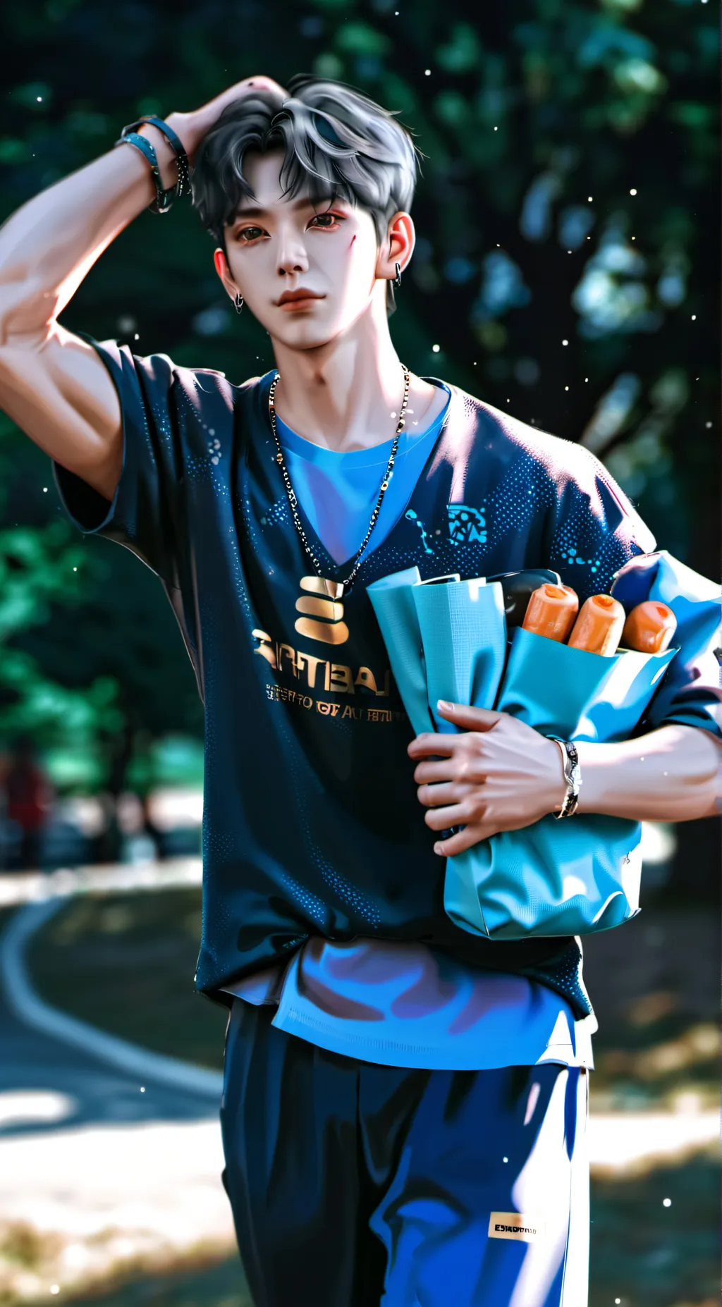 ai character: Dj background