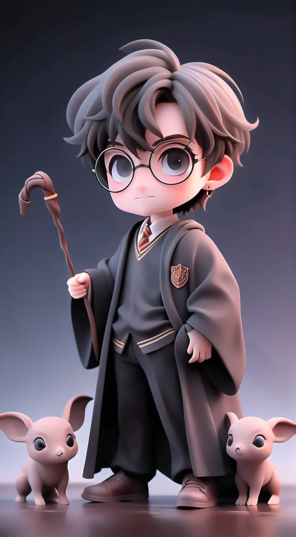 ai character: Harry Potter  background