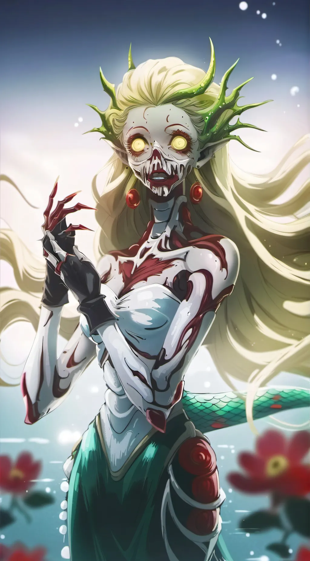 ai character: Medusa background