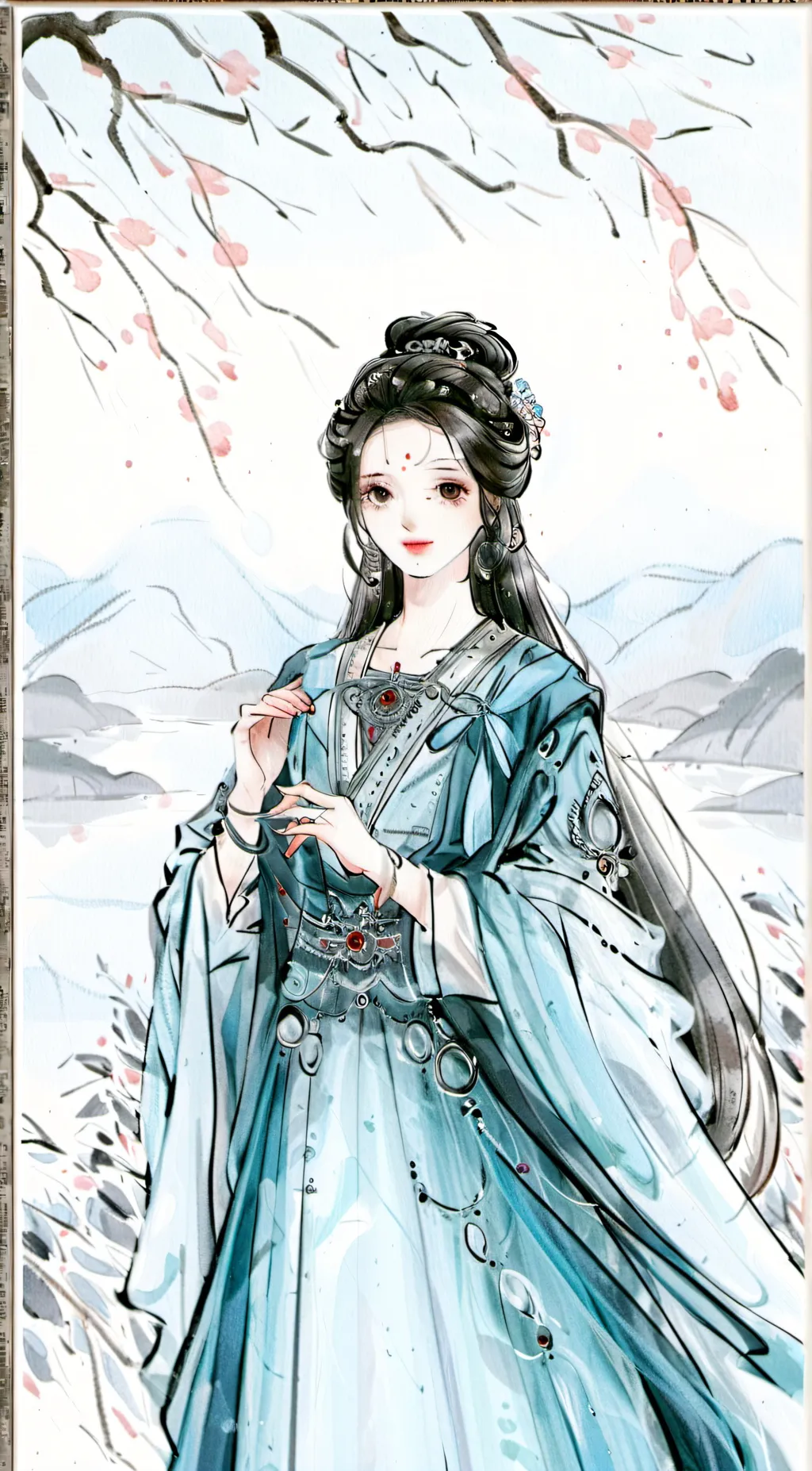 ai character: Chn wen su background